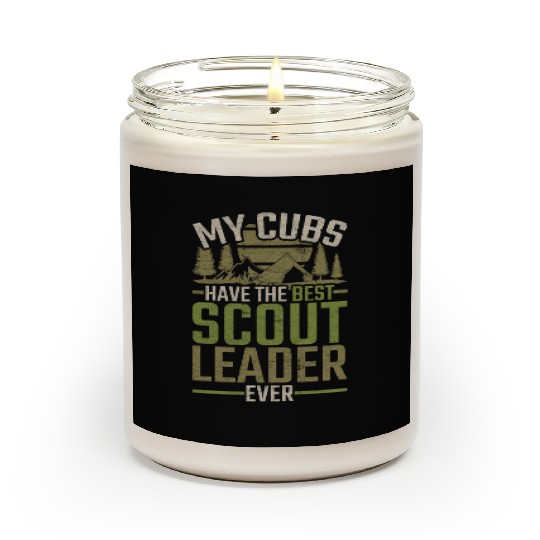 My Cubs Have The Best Scout Leader Ever Scented Candles