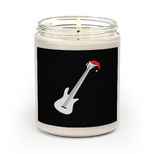 Christmas Bass Guitaranta Bass Guitar Player Scented Candles