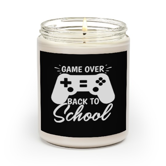 Game Over Back To School Scented Candles