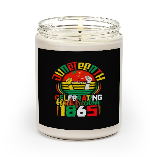 Juneteenth black freedom 1865 Apparel Scented Candles