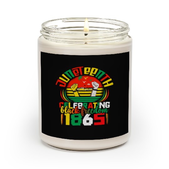 Juneteenth black freedom 1865 Apparel Scented Candles
