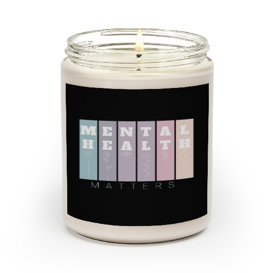 Mental Health Matters | Florals VI French Grey Scented Candles