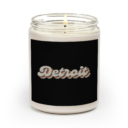 70'S 80'S Usa City - Detroit Scented Candles
