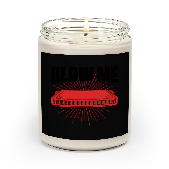 Blow Me Harmoa Wind Instrut Jazz Music Scented Candles