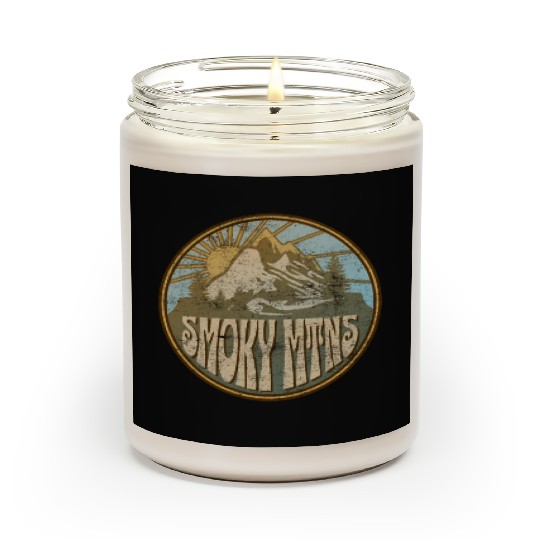 Great Smoky Moains Nature Moains Hiking Scented Candles