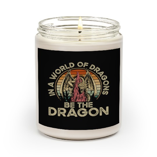 World of dragons be the dragon Scented Candles