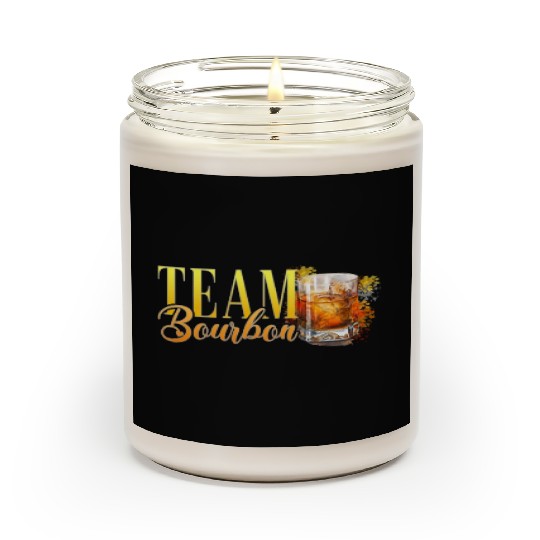 Team Bourbon Stag Party Women Bartender Scented Candles