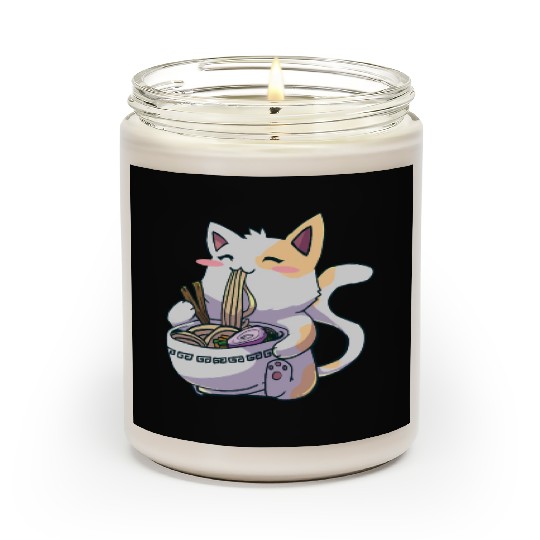 Ramen Cat aii Anime Japanese aii Neko Scented Candles