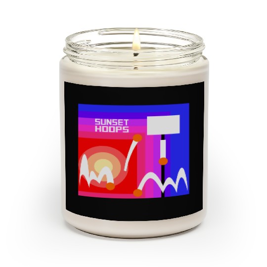 Basketball Gift: Sunset Hoops Scented Candles