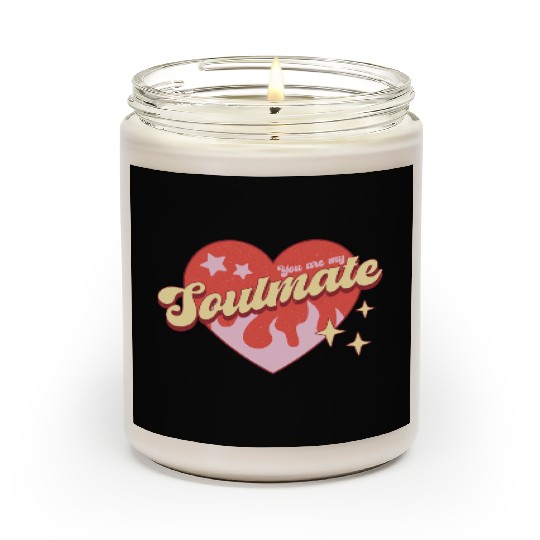 Soulmate heart valentine sublimation trending Scented Candles