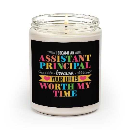 Assistant Principal Cute Appreciation Back to Scented Candles