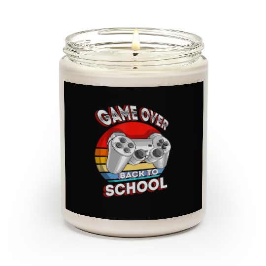 Funny Game Over Teacher Student Controller Back Scented Candles
