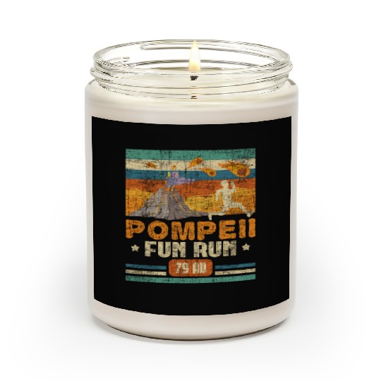 Pompeii Fun Run - Geography Volcanologist Scented Candles