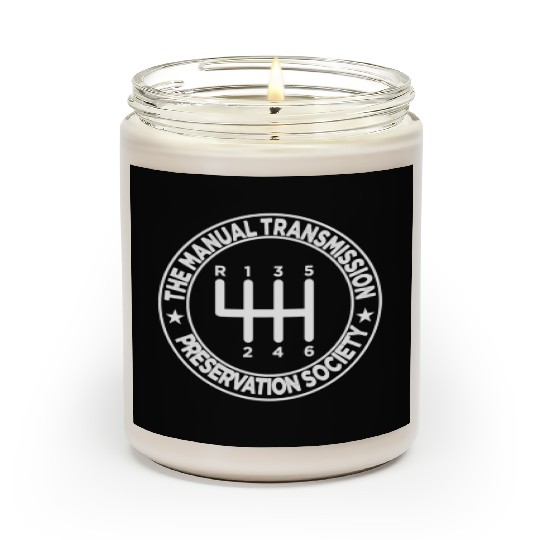 The Manual Transmission Preservation Society Scented Candles