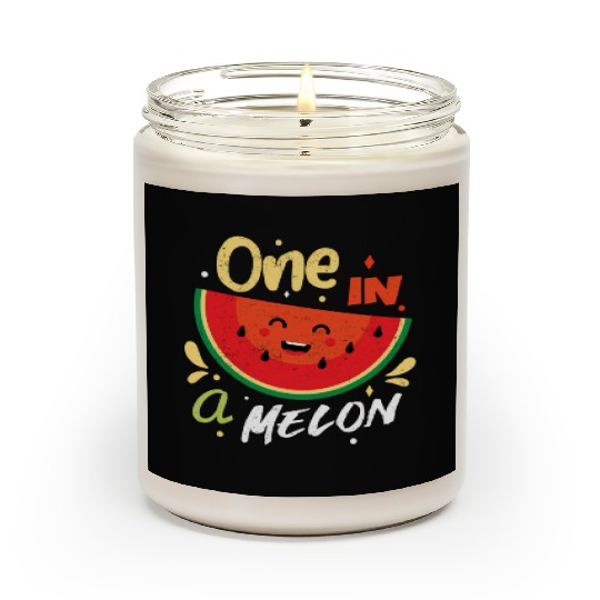 One In A Melon Watermelon Fruitarian Summer Fruit Scented Candles