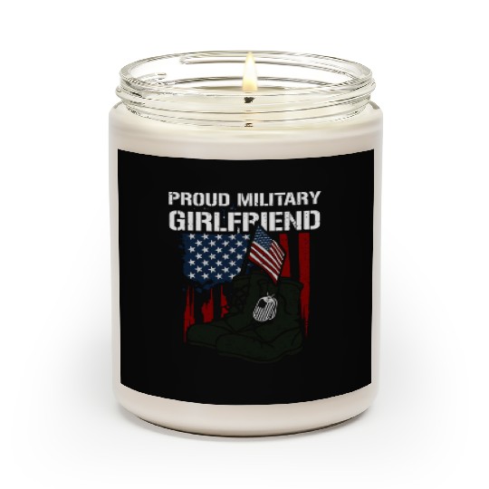 Friend Proud Military Friend Memorial Day Scented Candles