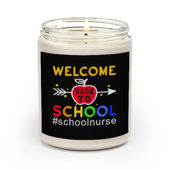 Elementary School Registered Nurse Back To School Scented Candles