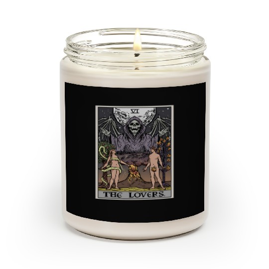The Tarot Card Halloween Grim Reaper Gothic Horror Scented Candles