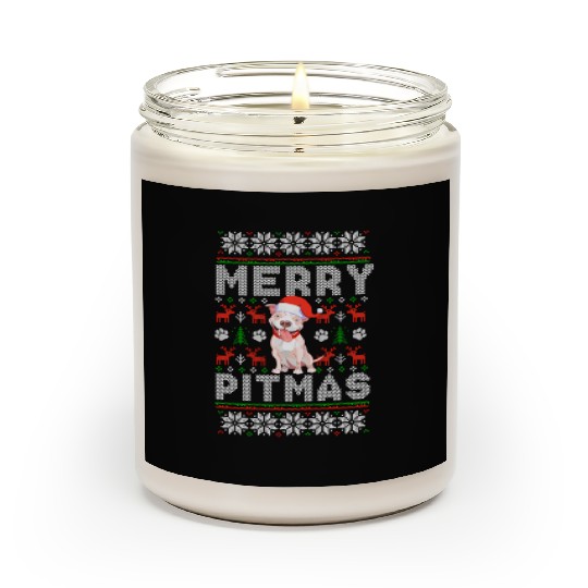 Pitbull Merry Pitmas Ugly Scented Candles