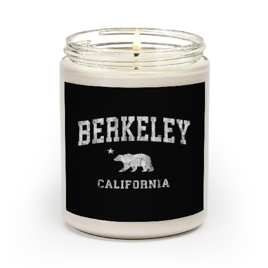 Berkeley California Ca Distressed Sports Scented Candles