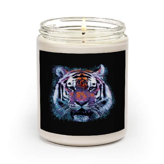 Tiger Face Pop Scented Candles