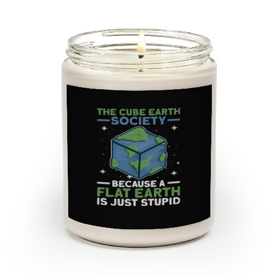 The Cube Earth Society Earth Planet Space Lover Scented Candles
