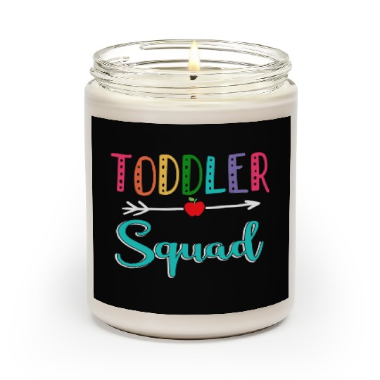 Toddler Squad Teacher Back To School Scented Candles
