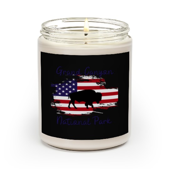 grand canyon national park buffalo Scented Candles gifts
