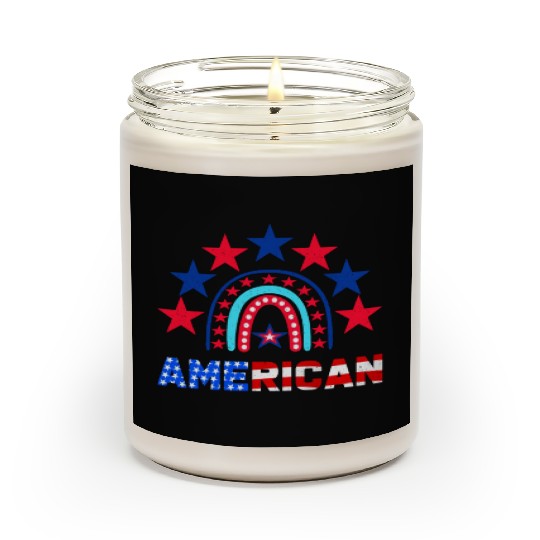 American Independence Day Love America Patriot Scented Candles