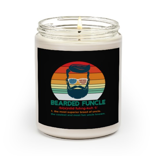 Bearded Funcle Definition Uncle Scented Candles