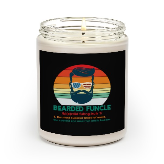 Bearded Funcle Definition Uncle Scented Candles