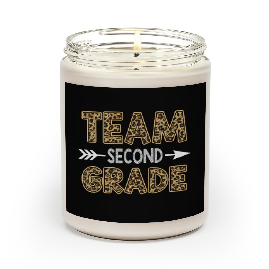 Team Second Grade Leopard 2nd Grade Back To Scented Candles