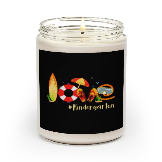 Love Kindergarten Summer Christmas In July Flip Scented Candles