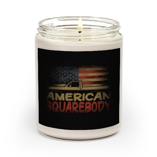 American Flag Square Body American Squarebody Truc Scented Candles