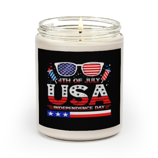 4th July USA Independence Day All American Pride Scented Candles