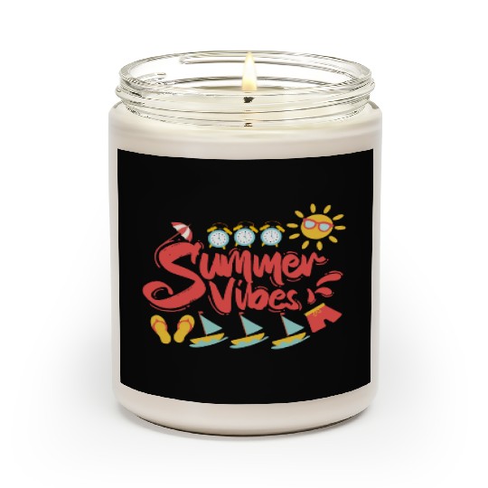 Summer Vibes - Boats | Slippers | Sun Glasses Scented Candles