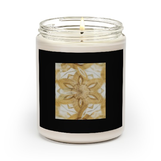 Golden Mandala Harmony Scented Candles