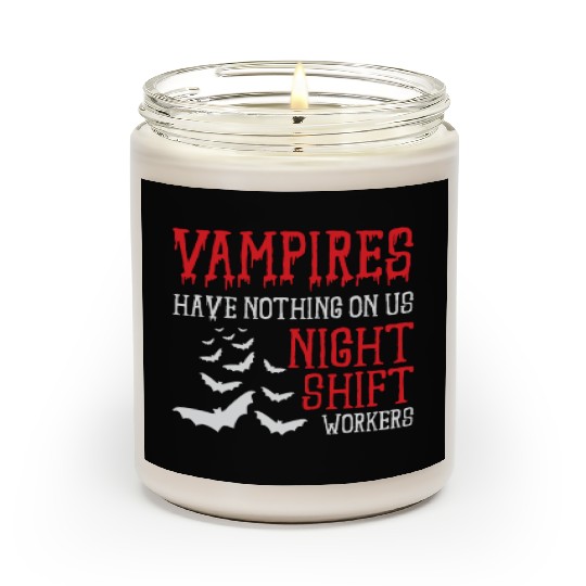 Night Shift Worker Graveyard Duty Scented Candles