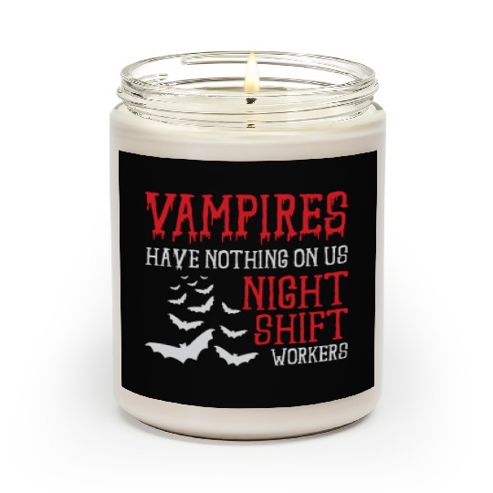Night Shift Worker Graveyard Duty Scented Candles