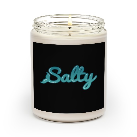 Salty Triggered Mermaid Sailor Open Ocean Water Scented Candles