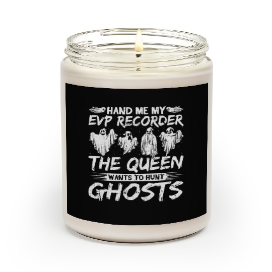 Evp Recorder Queen Ghost Hunting Scented Candles