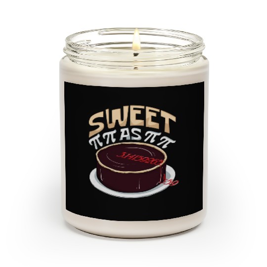 Sweet As Pi Math Pi Day Scented Candles