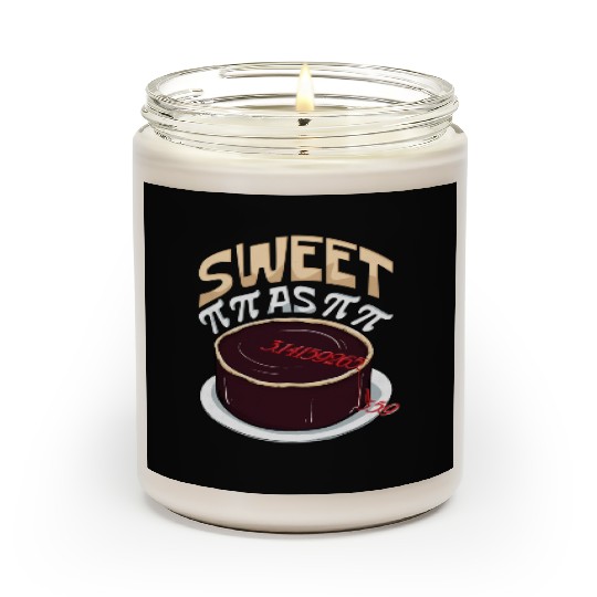 Sweet As Pi Math Pi Day Scented Candles