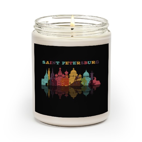 Saint Petersburg Russia Vacation Travel Family Scented Candles