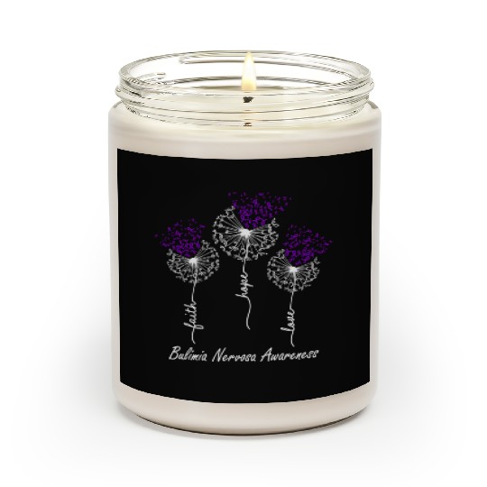 Faith Hope Love Bulimia Nervosa Awareness Scented Candles