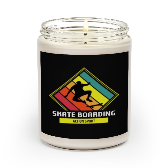 Party action Sports: SkateBoarding Scented Candles