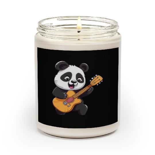 Panda Plays Guitar Scented Candles