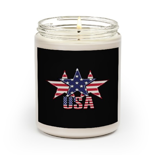 God bless America the land of the free Scented Candles