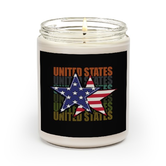 God bless America the land of the free Scented Candles