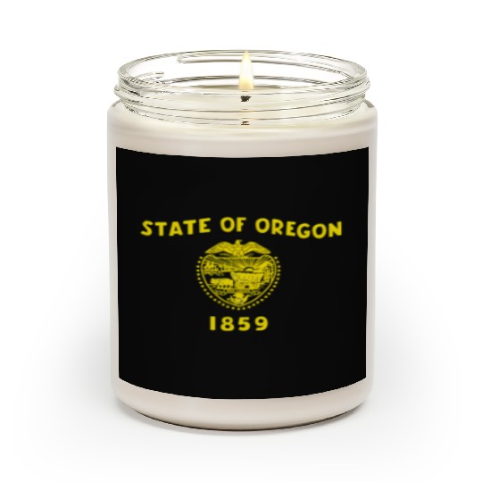 Blue Oregon Flag State Usa Scented Candles